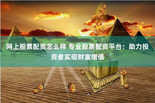 网上股票配资怎么样 专业股票配资平台：助力投资者实现财富增值